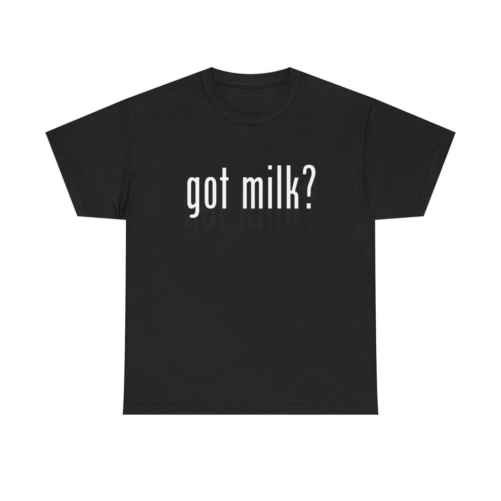 90s Got Milk Black Shirt Unisex Cotton T-Shirt